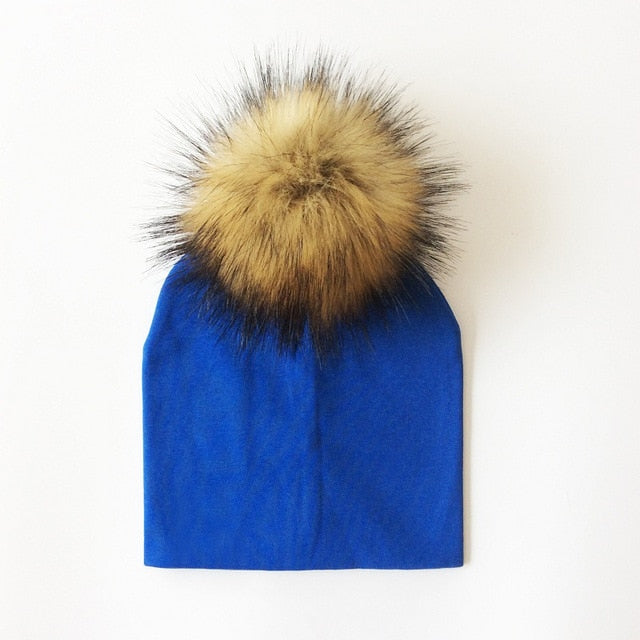 Pom Pom Baby Hat